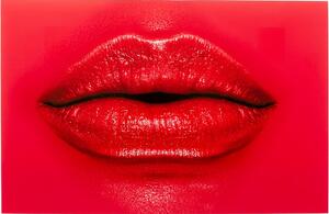 Tablou de sticla Red Lips Rosu 120x80 cm