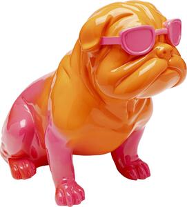 Figurina decorativa Fashion Dog Portocaliu 17 cm