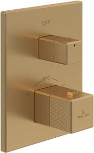 Villeroy & Boch Mettlach baterie de duș ascuns cu termostat auriu TVT12600100076