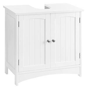 Cabinet sub chiuvetă baie, alb 60x30x60cm