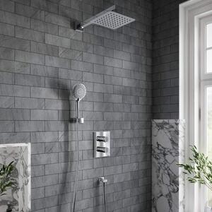 Set baterie cadă-duș Villeroy & Boch Universal Taps & Fittings TVD00065300061, cap de duș Villeroy & Boch Universal Showers TVC00040220061, TVD0006510