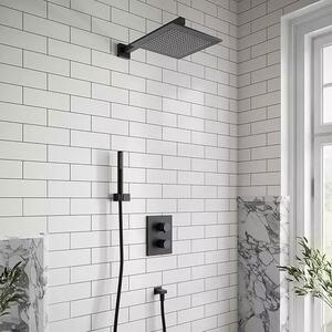 Set baterie cadă-duș Villeroy & Boch Universal Taps & Fittings TVD000653000K5, cap de duș Villeroy & Boch Universal Showers TVC000002000K5, TVS1090060
