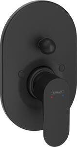 Hansgrohe Rebris E baterie cadă-duș ascuns negru 72449670