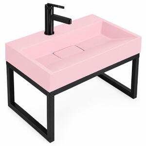 Lavoar pentru blat GOYA PINK 50CM + Cadru