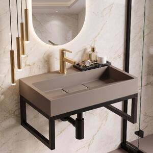 Lavoar din compozit Rea GOYA TAUPE 60CM + Cadru