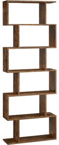 Raft de depozitare, maro rustic 190x70x24cm