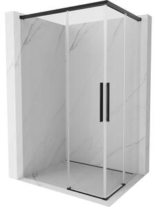 Mexen Rox Duo cabină de duș culisantă 120 x 90 cm, transparentă, neagră - 8C2D-120-090-70-00