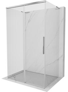 Mexen Rox-3S L cabina de duș cu 3 pereți glisantă 90 x 70 cm, transparent, crom - 8C2L-090-070-01-00-3S