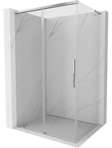Cabină de duș glisantă Mexen Rox, L 120 x 90 cm, sticlă transparentă de 8 mm, profil cromat, 8C2L-120-090-01-00