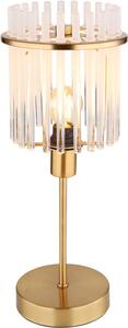 Globo Lighting Gorley veioză 1x40 W alb-transparent-auriu 15698TM
