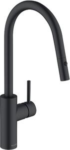 Kludi E-Go Voice baterie bucătărie pe picior negru 423006677