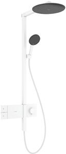 Hansgrohe Raindance Alive S set de duș perete cu termostat cu duș de ploaie alb 24583700