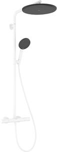 Hansgrohe Raindance Alive S Puro set de duș perete cu termostat cu duș de ploaie alb 24592700