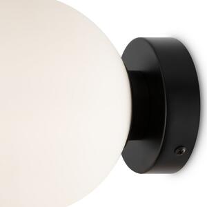 Maytoni Aplică de perete Basic form, negru, Ø 20 cm, Alb, dormitor, Metal, Modern