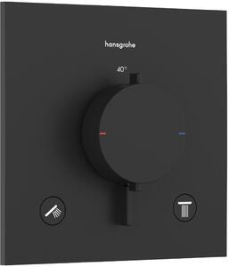 Hansgrohe Ecostat Comfort E baterie cadă-duș ascuns cu termostat negru 33711670