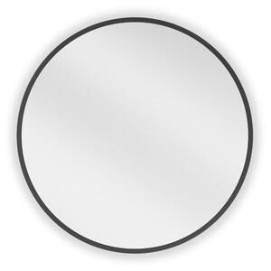 Mexen Loft, oglinda baie rotunda 30 cm, culoare rama negru mat, 9850-030-030-000-70