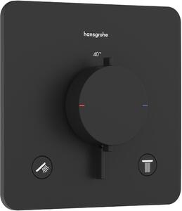 Hansgrohe Ecostat Comfort Q baterie cadă-duș ascuns cu termostat negru 33713670