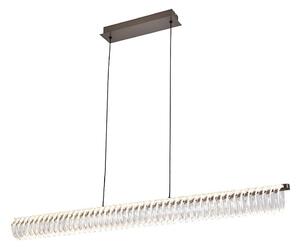 Lustru LED suspendat pe cablu ALBA LED/39W/230V gri/transparent