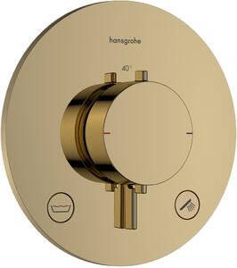 Hansgrohe Ecostat Comfort S baterie cadă-duș ascuns cu termostat auriu 33718990