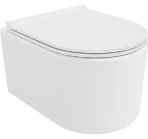 Mexen Sofia vas wc Rimless Tornado cu capac cu închidere lentă slim, duroplast, alb lucios - 30540500T