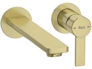 Roca Targa baterie lavoar ascuns auriu A5A355FVA0