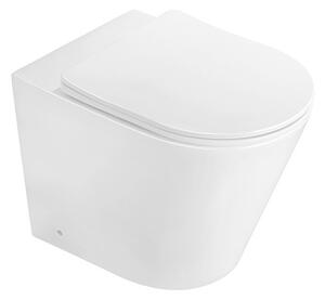 Mexen Rico vas WC de podea Rimless cu capac cu închidere lentă slim, duroplast, alb lucios - 32724000