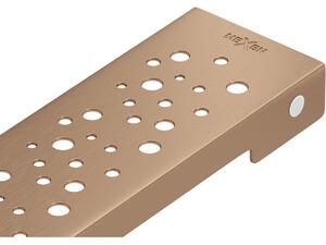 Mexen Flat M12 masca de mascare pentru scurgere liniară 50 cm, cupru periat - 1C21050