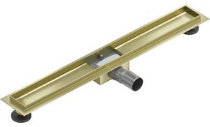 Mexen Flat corp pentru scurgere liniară 70 cm, auriu periat - 1A15070