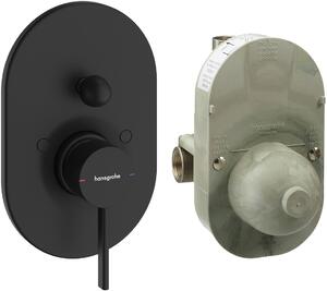 Hansgrohe Zesis S baterie cadă-duș ascuns negru 74418670