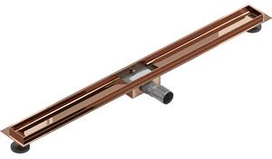 Mexen Flat corpus pentru scurgere liniară 90 cm, aur roz - 1615090