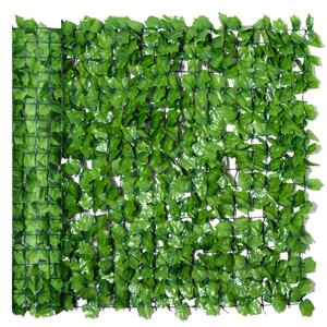 Gard viu artificial pentru intimitate, decorațiune de perete verde deschis 300 x 100 cm