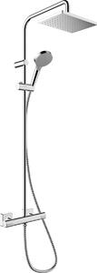 Hansgrohe Vernis Shape set de duș perete cu termostat cu duș de ploaie crom 26097000