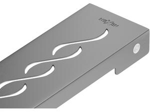 Capac de jgheab Mexen Flat M18 80 cm, grafit periat, 1E23080