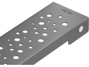 Mexen Flat M12 masca pentru rigolă de 50 cm, gri armă periat - 1E21050