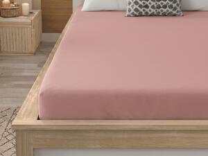 Cearsaf din microfibra MICROVELLE roz deschis 180x200 cm