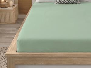 Cearsaf din microfibra MICROVELLE verde deschis 180x200 cm