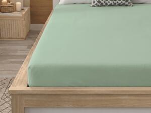Cearsaf din microfibra MICROVELLE verde deschis 90x200 cm