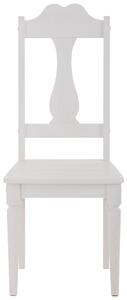 Set 2 scaune Hendrik albe 44,5/57,5/104,5 cm
