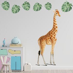 PIPPER. Autocolant de perete "Girafă în junglă”