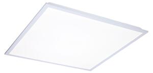 Sylvania Panou LED încastrat QUANTUM, alb, 62x62 cm, DALI, 26 W, UGR19, IP54, reglabil, Alb, Studiu / Birou, Metal, Luminile încastrate unghiulare