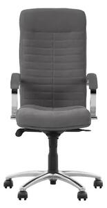 Set 2 scaune directoriale SENNA, textil microfibra, Gri
