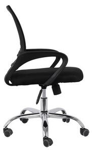 Scaun de birou JUNIOR, reglabil pe inaltime, Mesh, Negru