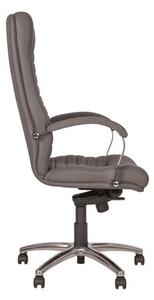 Set 2 scaune directoriale SENNA, piele ecologica, Gri