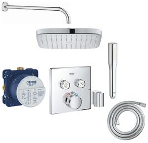 Set baterie cadă-duș Grohe Grohtherm SmartControl 29125000, cap de duș Grohe Vitalio Comfort 26695000, 35600000, 27400000, 27851000, 28741002
