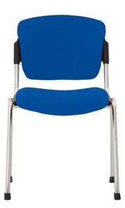 Scaun vizitator VANNI Chrome, Safir stofa cagliari