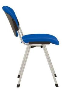 Scaun vizitator VANNI Chrome, Safir stofa cagliari