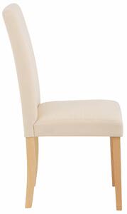 Set 4 scaune Roko bej-fag 46,5/57/96 cm