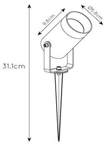 Spot de exterior Lucide 09832/01/30 TAYLOR 1xGU10/50W/230V IP65