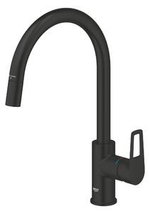 Grohe Start Edge baterie bucătărie pe picior negru 305562430