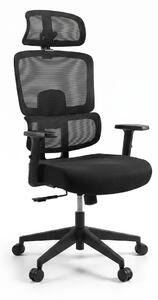 Scaun de birou Meglio, negru